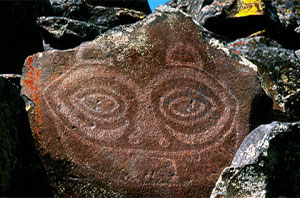 Petroglyphs at Columbia Hills State Park